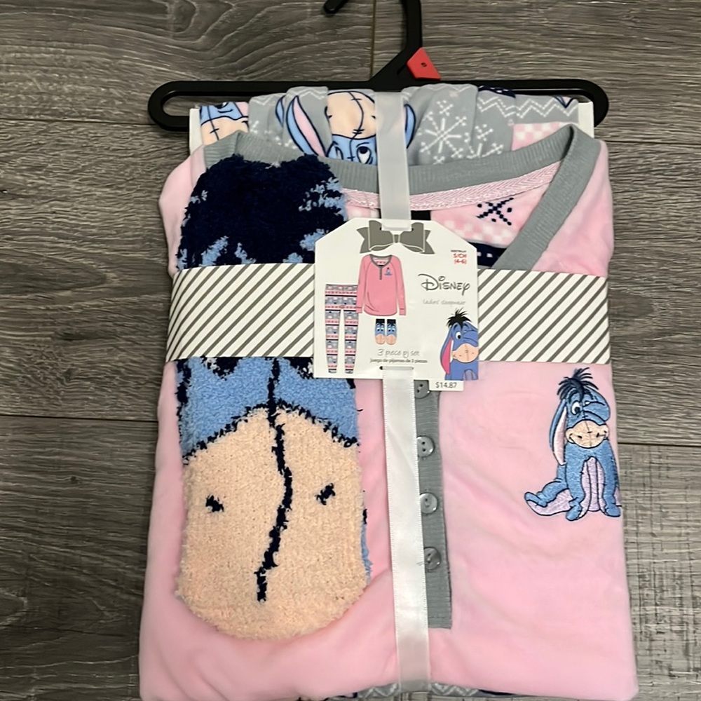 3 piece Eeyore pajamas set